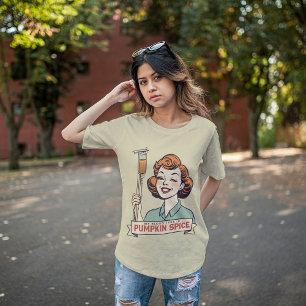Min blodtyp är Pumpkin Spice - Lustigt kaffe - fal T Shirt