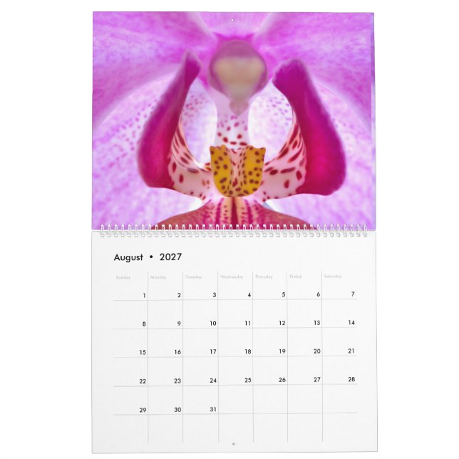 Min blommiga kalender (Aug 2027)