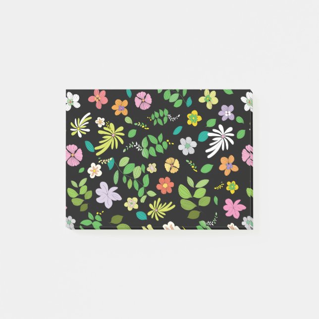 Min blomsterdesign 5 post-it block (Framsida)