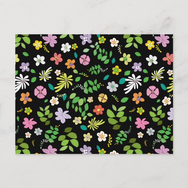 Min Blomsterdesign 5 Vykort (Framsida)