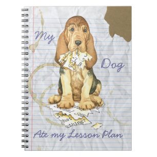 Min Bloodhound Ate Min Lesson Plan Anteckningsbok Med Spiral