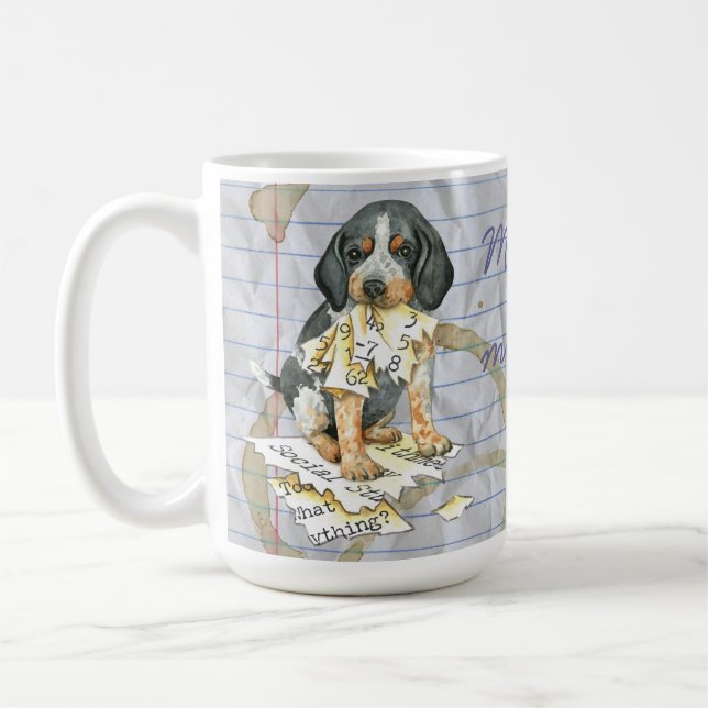 Min bluetick Ate My Lesson Plan Kaffemugg (Vänster)