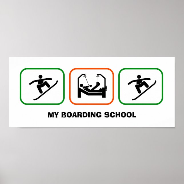 MIN BOARDING SCHOOOL POSTER (Framsidan)