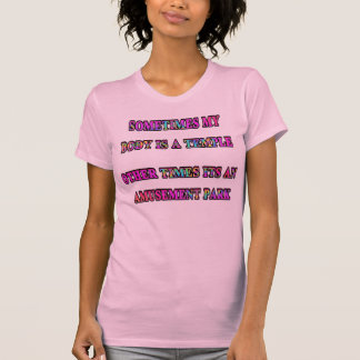Min Body är ett tempel Tee