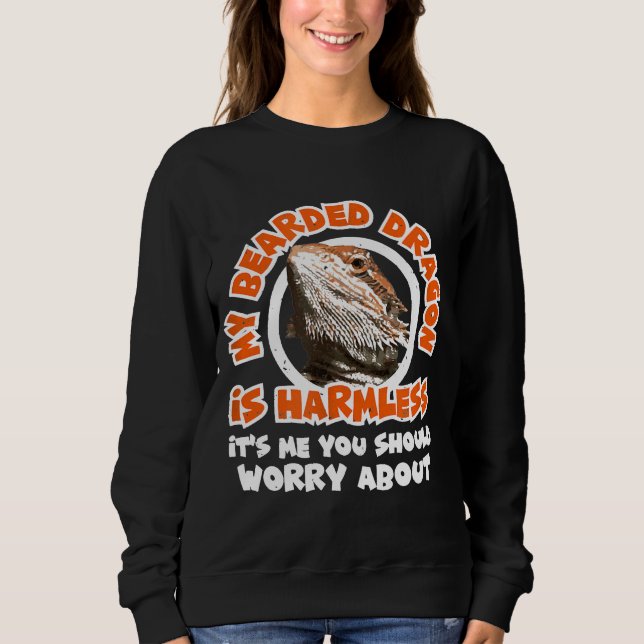 Min böjda drake är inte så farlig att du oroar dig t shirt (Framsida)