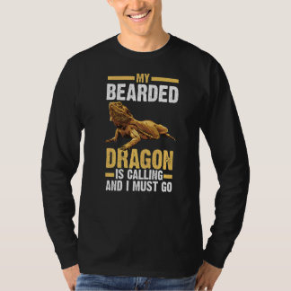 Min böjda drake kallar reptiler t shirt
