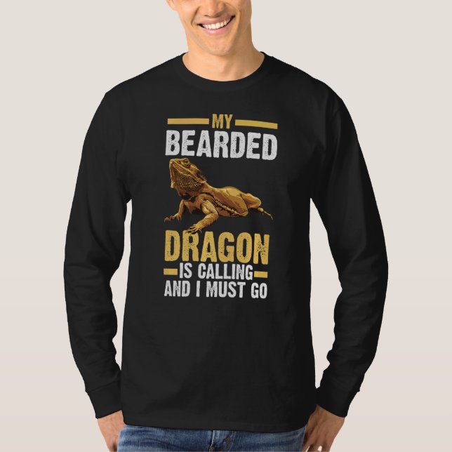Min böjda drake kallar reptiler t shirt (Framsida)