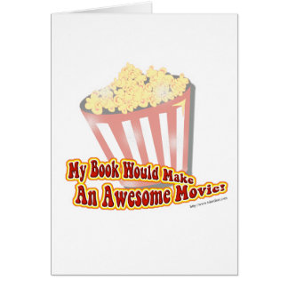 Min Bok skulle bli en Underbar film! Hälsningskort
