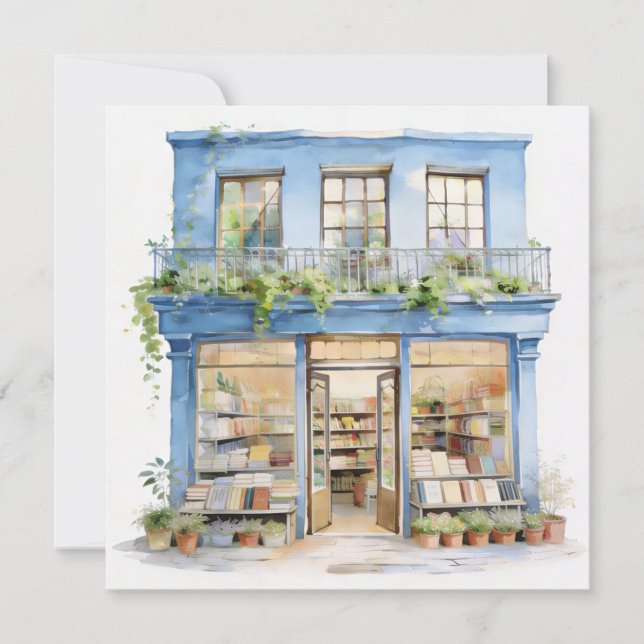 Min bokhandel  anteckningskort (Framsida)