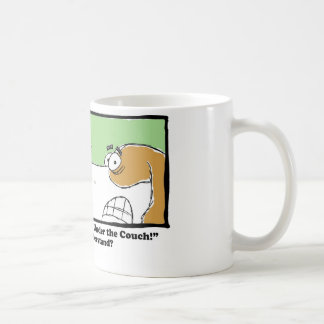 Min boll är under soffan! kaffemugg