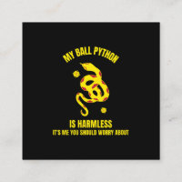 Min boll-python är oskadlig, rolig, rektilt orm