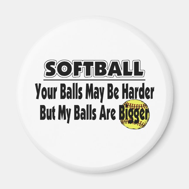 Min Bollar är större Magnet (Framsidan)