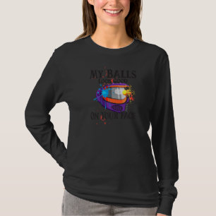 Min Bollar tittar Bra på din Ansikte-paintball T Shirt