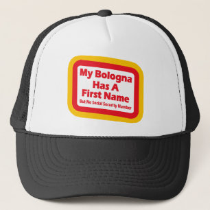 Min bologna har ett förnamn truckerkeps