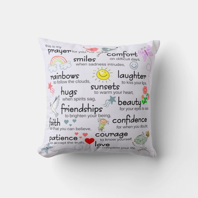 Min bön för dig kudde (Framsida)