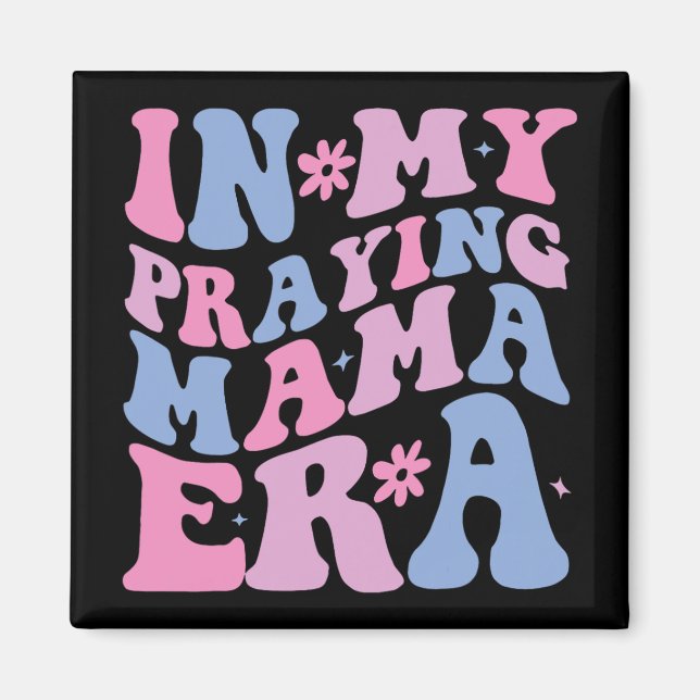 Min Bönande Mamma Era Religiösa Mamma Kristna Mor Magnet (Framsidan)