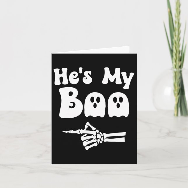 Min Boo Matching Halloween Pajama Par har min Bo Kort (Framsida)