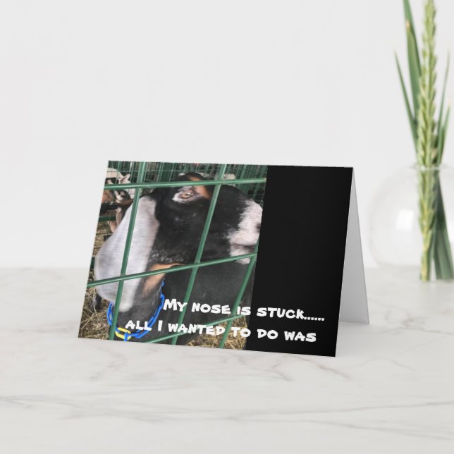 MIN BÖRJA ÄR "ALLT JAG VILL SÄGA" BIRTHDAY KORT (Framsida)