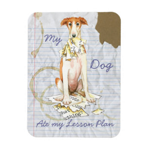Min Borzoi Ate min Lesson-plan Magnet