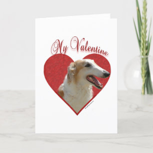 Min Borzoi Valentine Helgkort