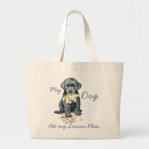 Min Bouvier Ate min Lesson Plan Large Tote Bag Jumbo Tygkasse