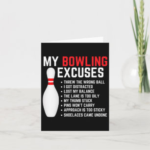 Min Bowling ExcusBowlareare Funny Bowling Women Ma Kort