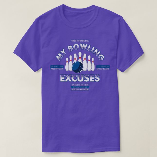 Min Bowling ExcusFunny Bowling Player Bowlers Sp T Shirt (Design framsida)