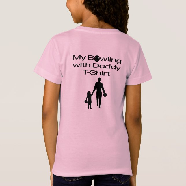 Min Bowling med pappa T-Shirt (Baksida)