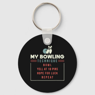 Min Bowling Technique - Bowling Nyckelring