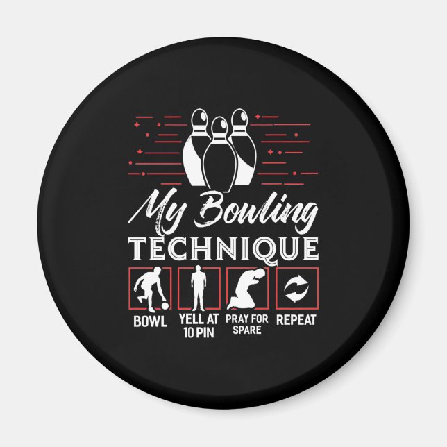 Min Bowling Technique Magnet (Framsidan)