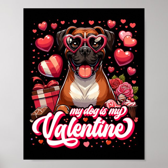 Min boxer är min valvatall i Hund älskare. Poster (Framsidan)