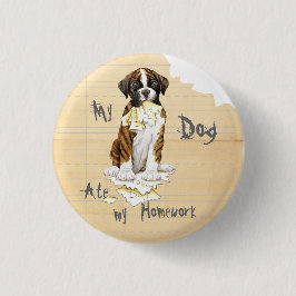 Min Boxer Ate Min hemläxa Knapp