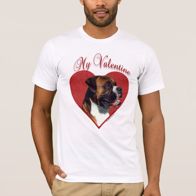 Min Boxer Valentine T-shirt (Framsida)