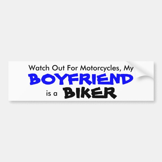 Min Boykompis är en Biker Bumper Sticker Bildekal (Framsidan)