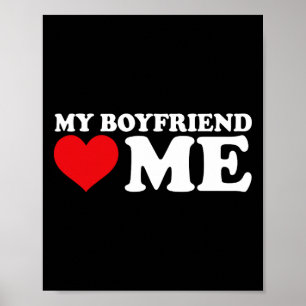 Min Boyvän Kärlek jag älskar min Boykompis Bf Vale Poster