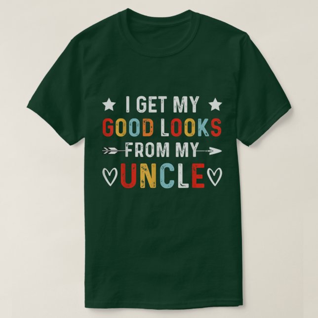Min Bra ser ut från min farbror Funny  T Shirt (Design framsida)