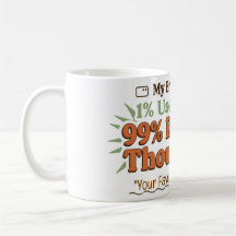 Min Brain Tabs Retro Kaffemugg