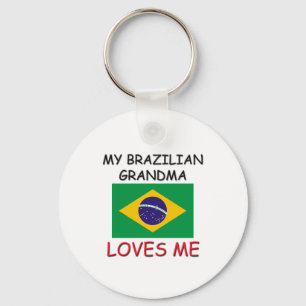Min brasilianska mormor älskar mig nyckelring