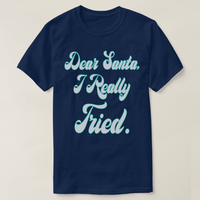 Min Brev till Santa Neon T Shirt (Design framsida)