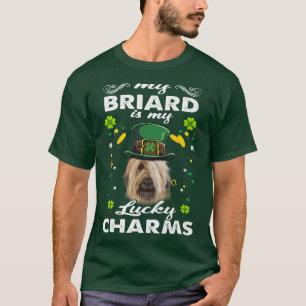 Min Briard är min Hund St patricks day T Shirt