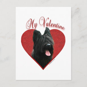 Min Briard Valentine Helg Vykort