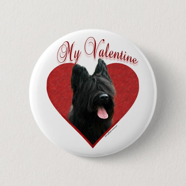 Min Briard Valentine Knapp (Framsida)