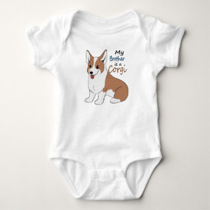 Min broder är en röd Corgi T Shirt