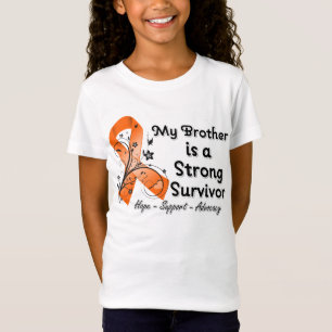 Min broder är ett starkt överlevandeorangeband t-shirt