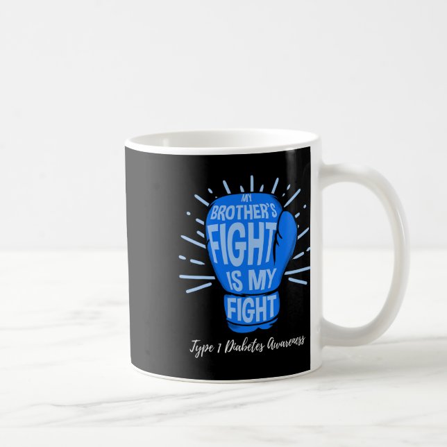 Min bröder kämpar mot typ 1-diabetes. kaffemugg (Höger)