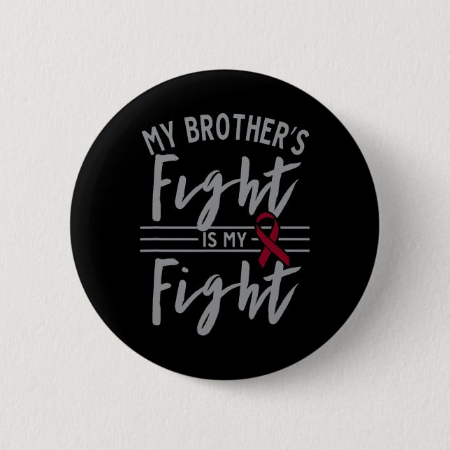 Min broderns kamp är min "Fight Sickle Cell Anemia Knapp (Framsida)