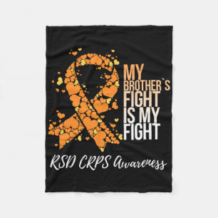 Min broders kamp är min medvetenhet om RSD Crps Fleecefilt