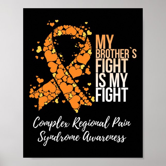 Min broders regionala smärtsyndrom i kampen mot ko poster (Framsidan)