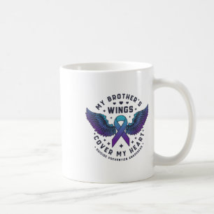 Min bröders Vingar täcker mitt hjärtstillestånd Pr Kaffemugg