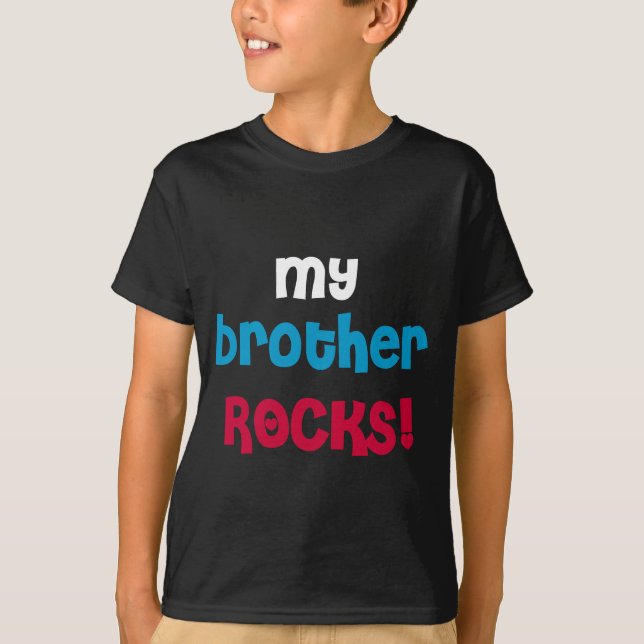 Min broderstenar tee shirt (Framsida)